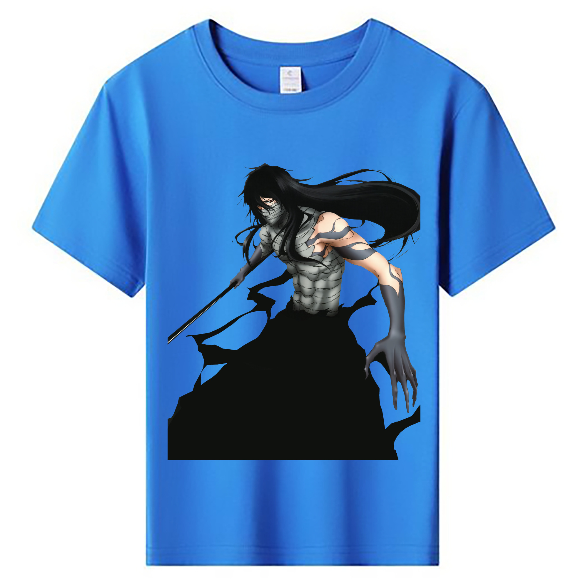 （画像用） ブリーチ 黒崎一護（くろさき いちご）BLEACH Kurosaki Ichigo 綿100％キッズTシャツ（フロントプリント）